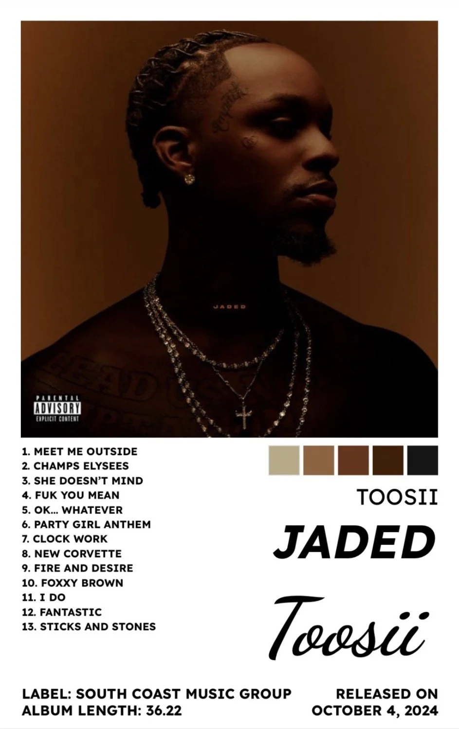 JADED - TOOSII