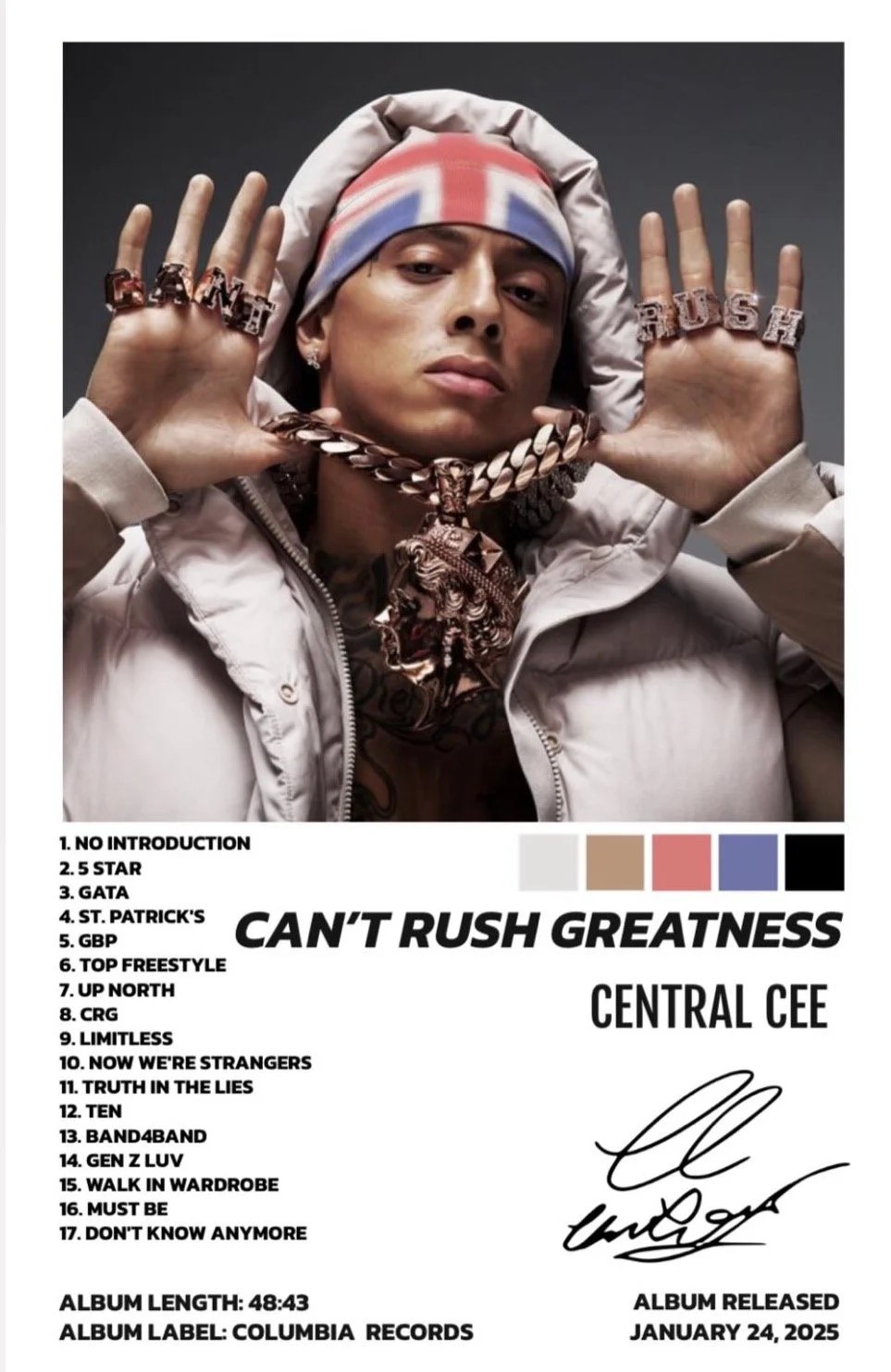CAN'T RUSH GREATNESS - CENTRAL CEE