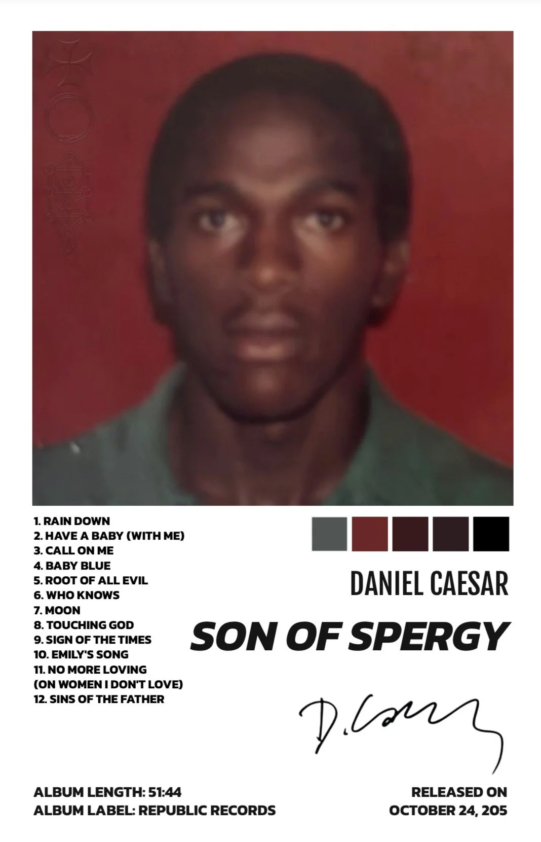 SON OF SPERGY - DANIEL CAESAR