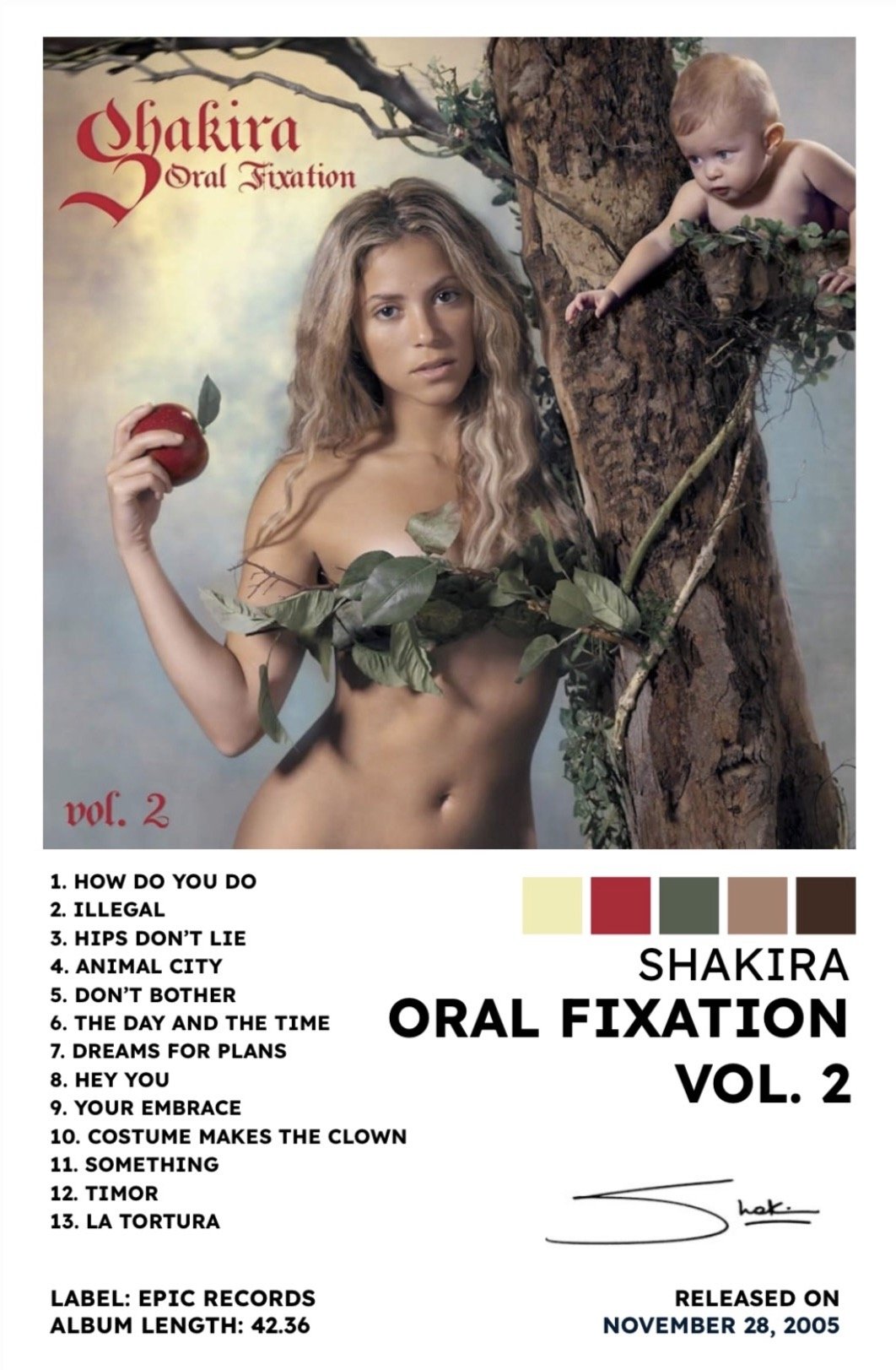 ORAL FIXATION VOL. 2 - SHAKIRA
