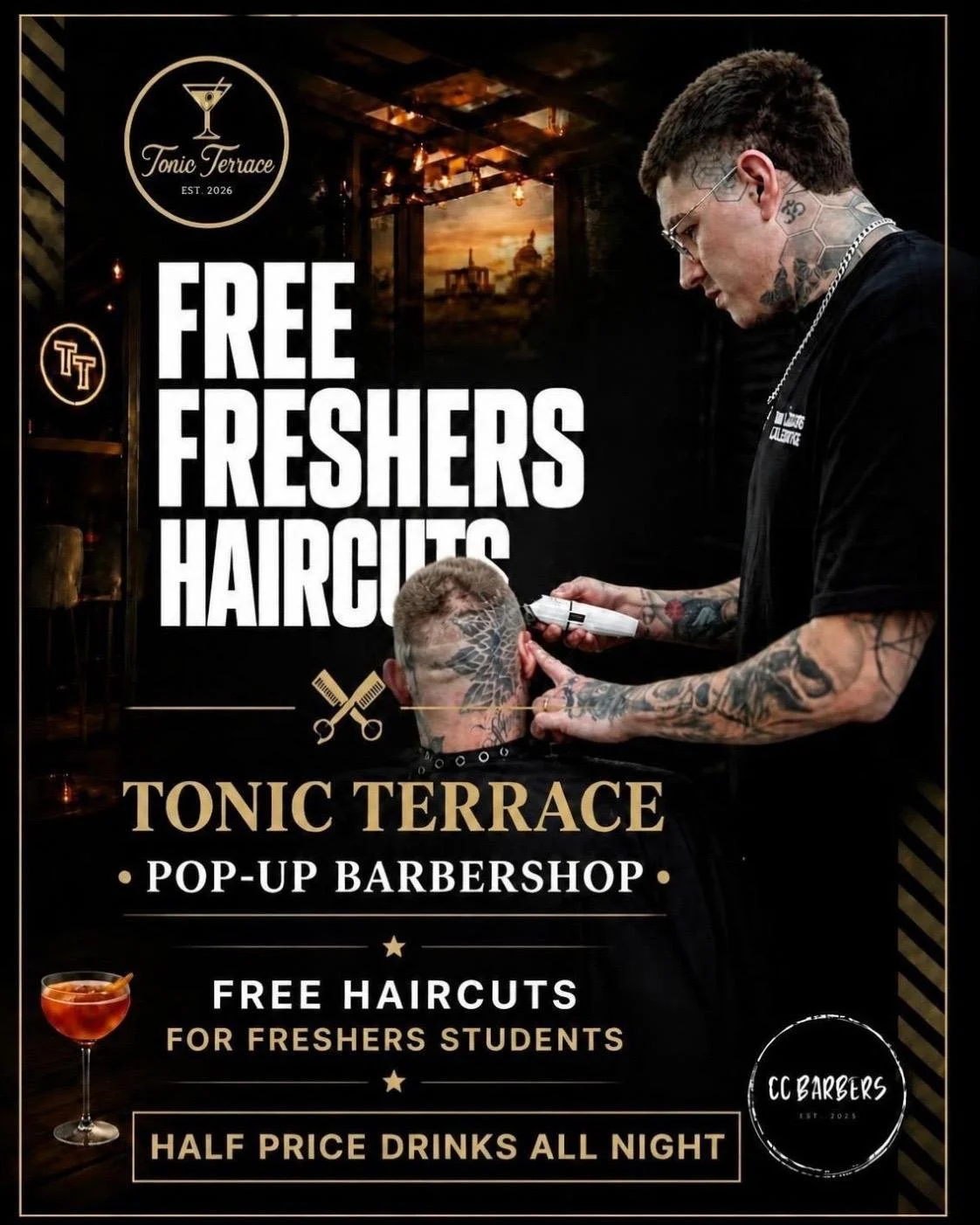 Freshers Free Haircuts