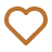 A black heart icon on a white background.