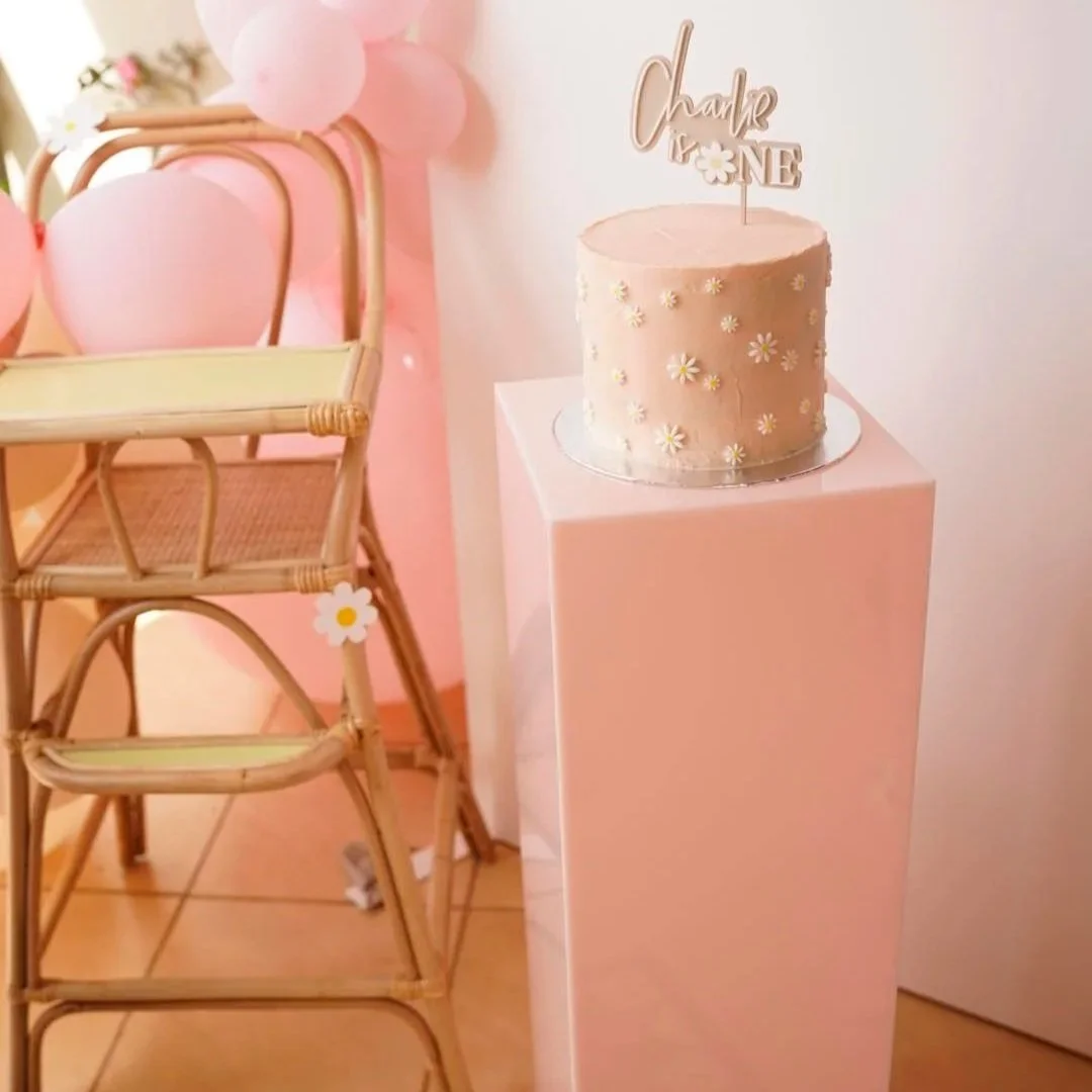 Pink Acrylic Plinth