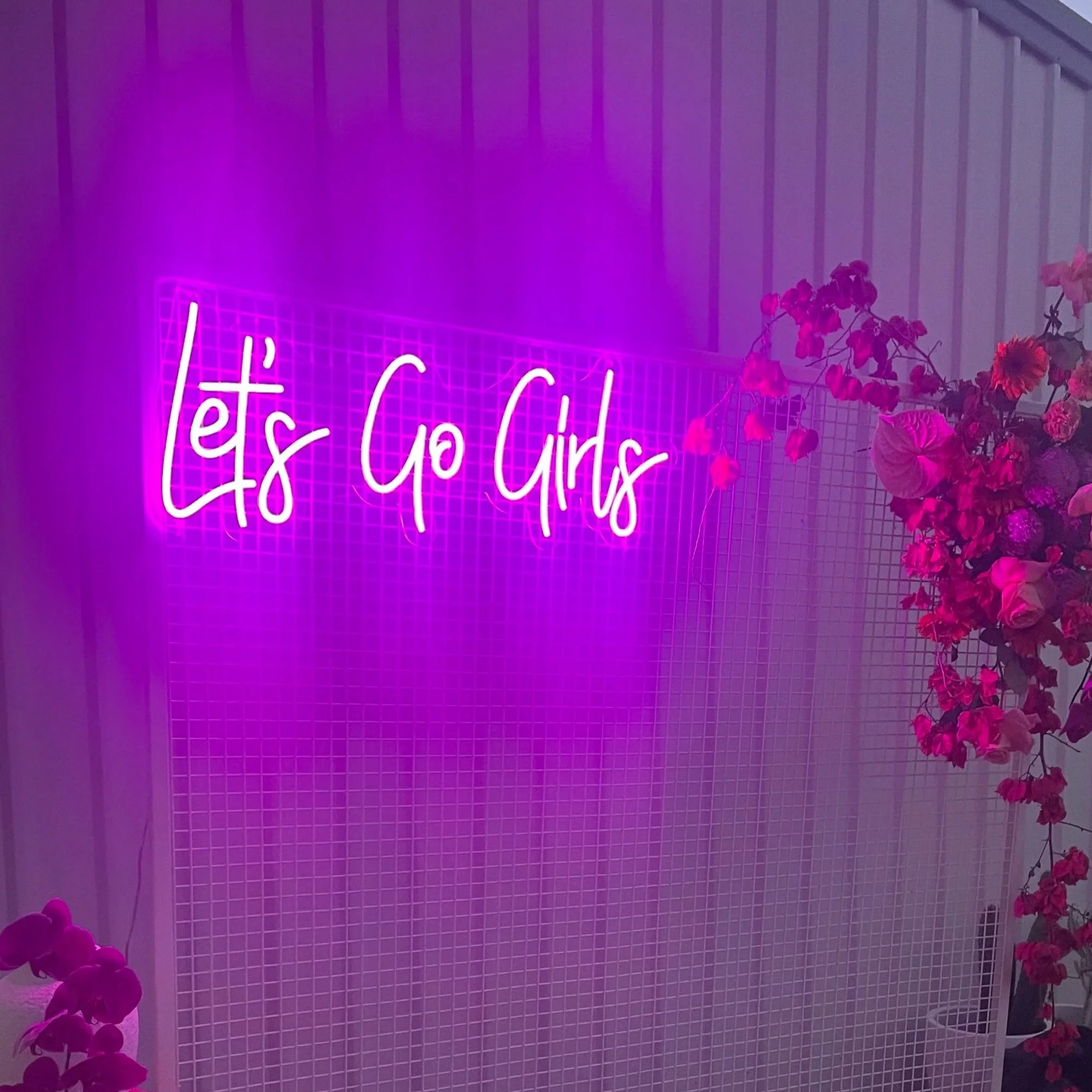 "Let's Go Girls" - Neon Sign