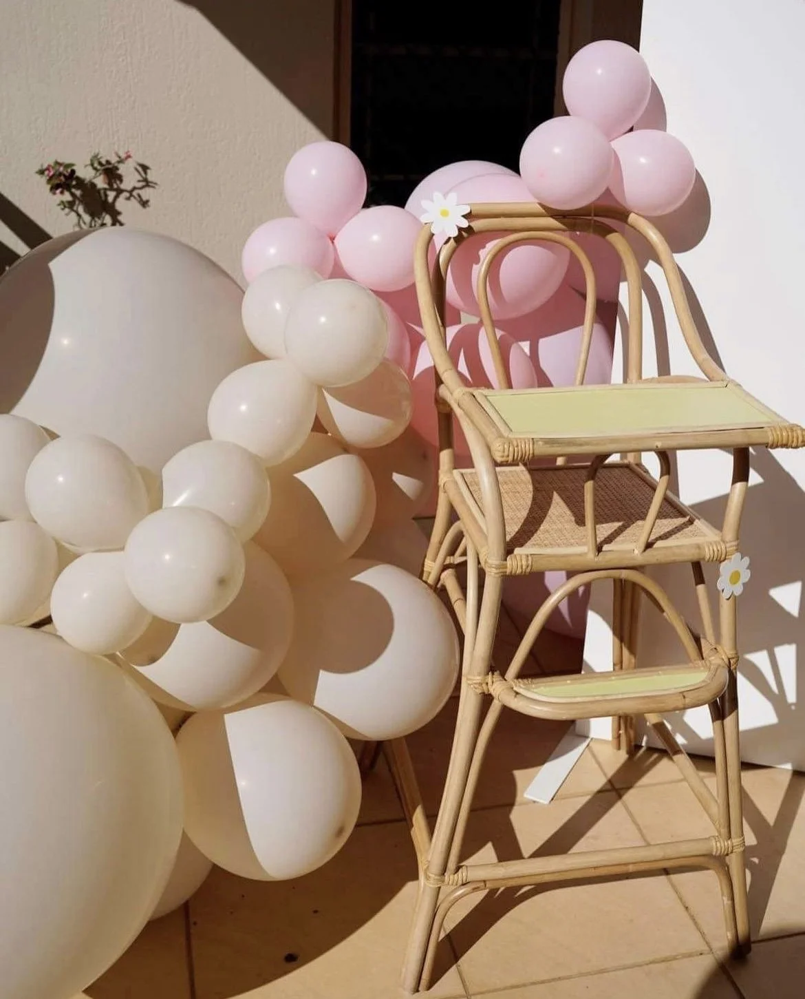 Rattan High Chair