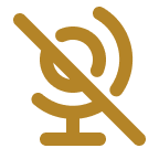 Gold document icon with pen representing RAK ICC SPV’s benefit of no requirement for physical office presence in the UAE, enabling remote company setup and administration.
