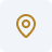 Map pin icon on a small square background