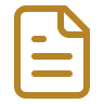 Gold document icon representing DIFC SPV as an independent legal structure with limited liability, ensuring clear distinction between assets and obligations.