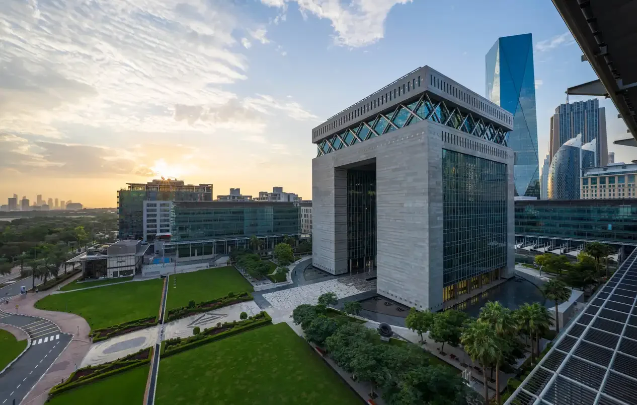 Dubai International Financial Centre (DIFC) building, a premier financial hub for company formation and international businesses.