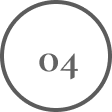Number 04 circular icon denoting immigration compliance and regulatory management services for UAE businesses.