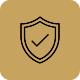 Shield and compliance badge icon representing DFSA financial regulation, corporate governance, and investor confidence in the Dubai International Financial Centre (DIFC).