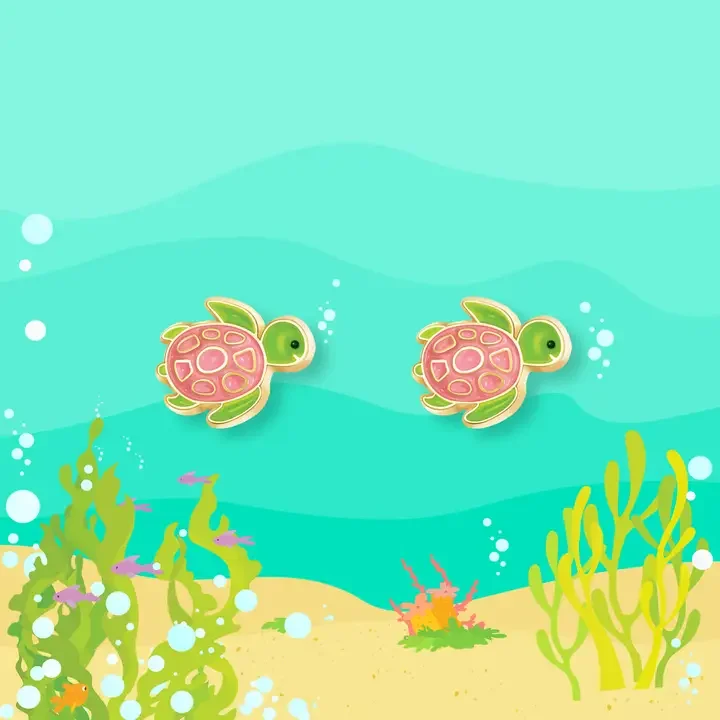 Hypoallergenic Earrings - Sea Turtle