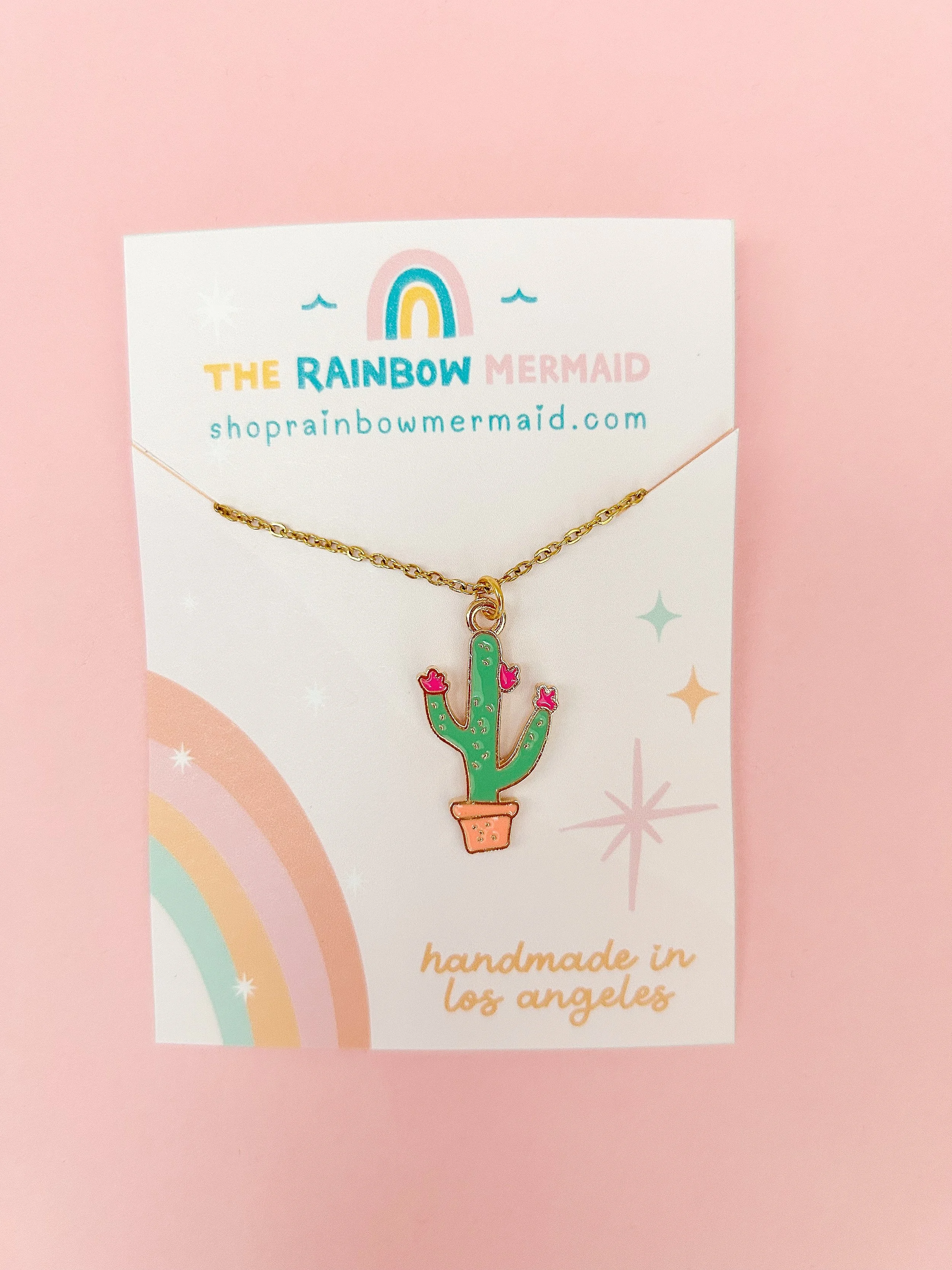 Cactus Charm Necklace