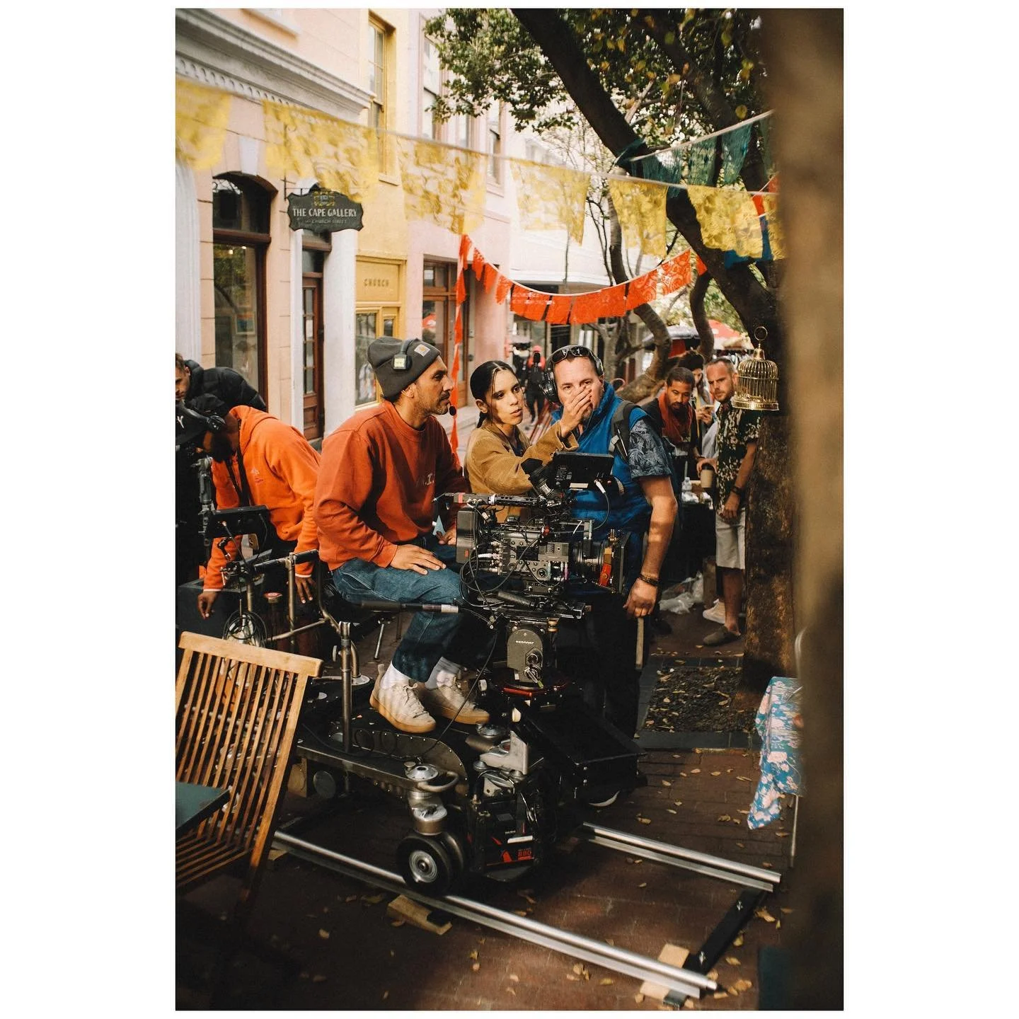 A few moments on set from the last month