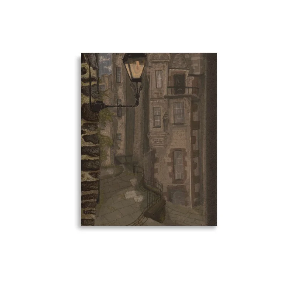 Dark Academia Street Print