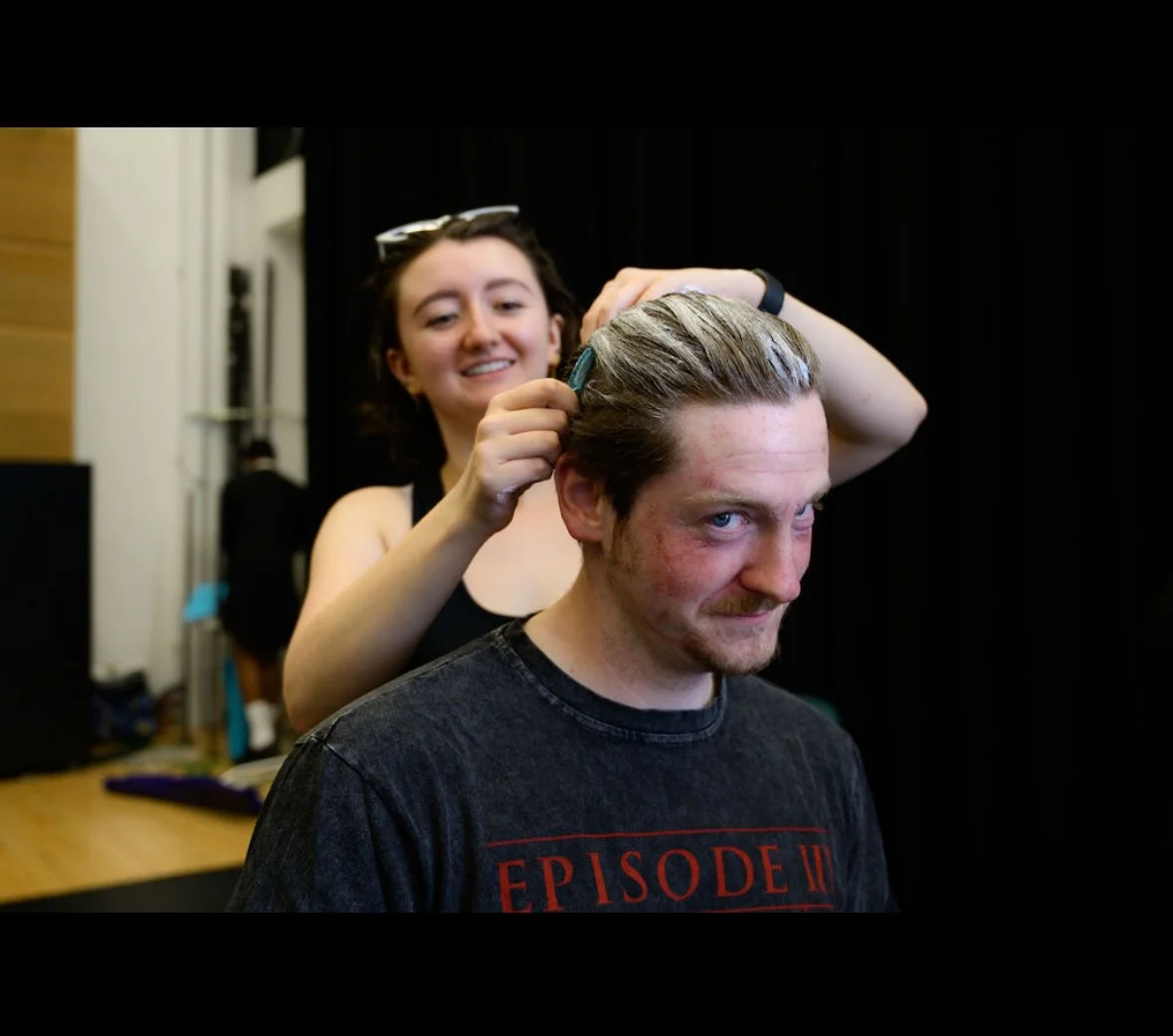 rehearsal for 'KIN-DREAD' 2025