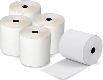Thermal Paper Till Rolls, 57mm x 80mm, for Cash Register Receipt Printer, Pay Point, 20 Rolls