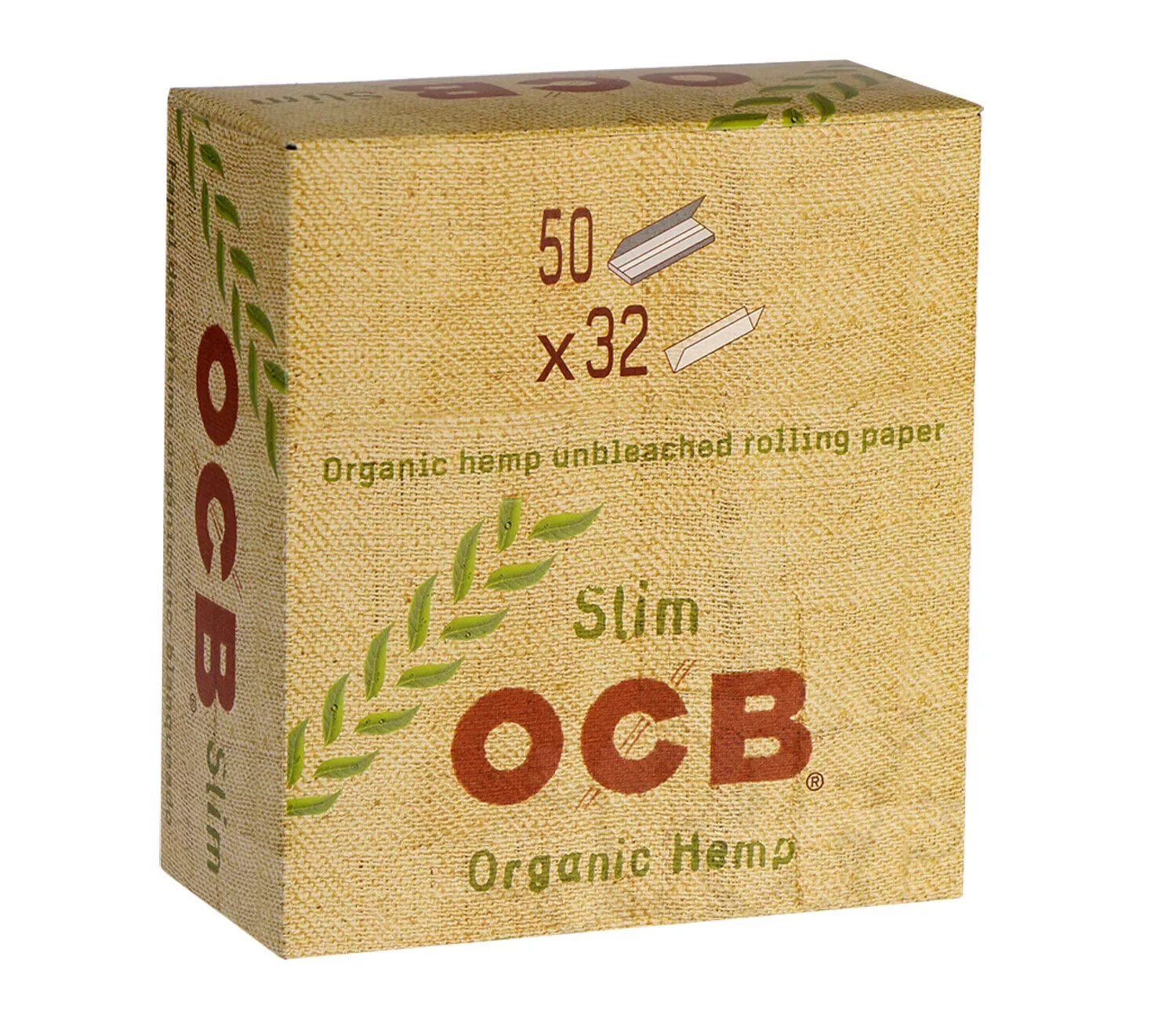 OCB Organic Hemp King Sized Slim Rolling Papers
