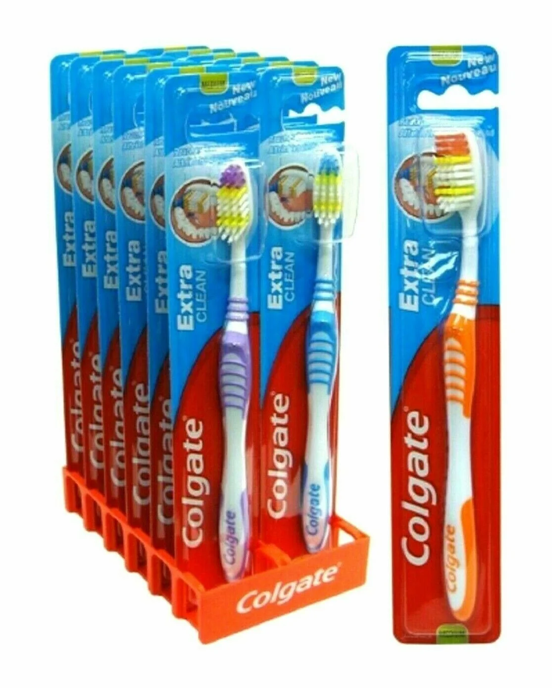 Colgate Toothbrushes Extra Clean Soft Grips