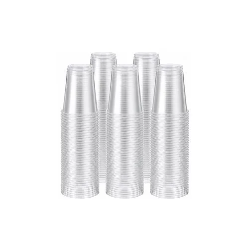 Disposable Clear Plastic Cups, 7 oz, Water Cooler and Vending, 1000 Count