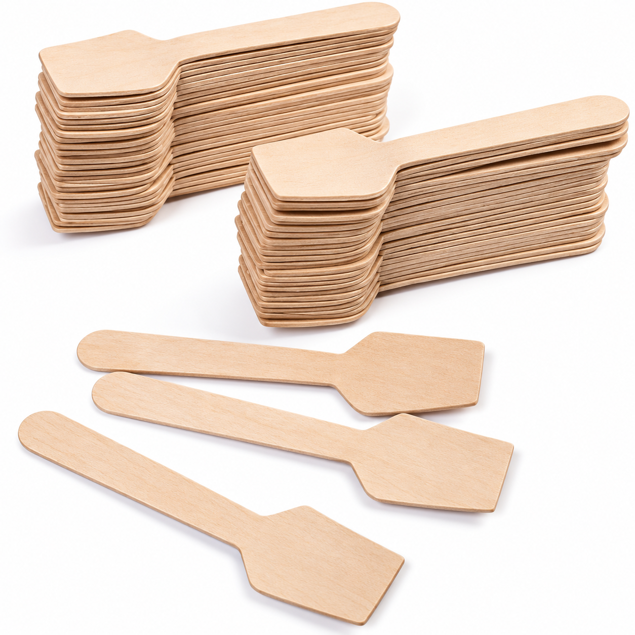 Wooden Ice Cream Spoons 9.5 cm: Excellent for Summer, Reusable