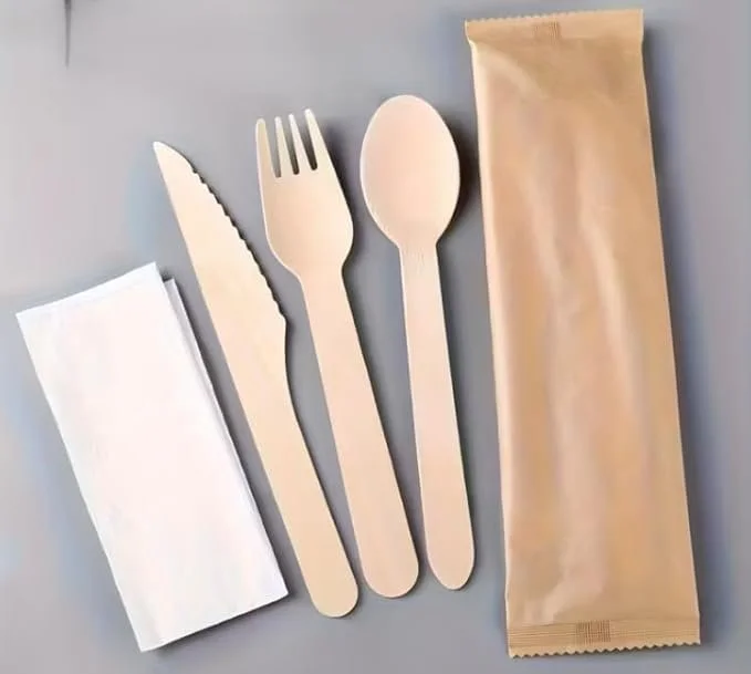 Disposable Wooden Cutlery Set