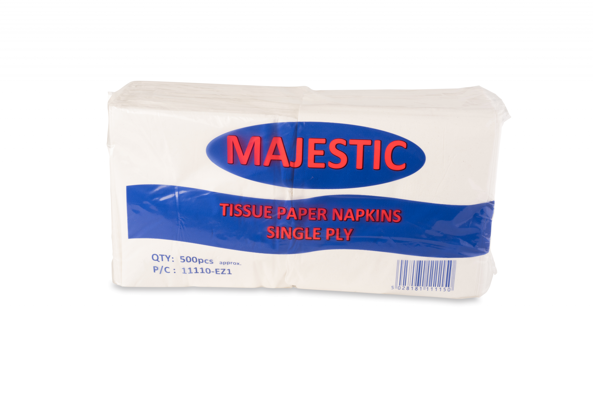 White Paper Serviettes Napkins - 1 PLY