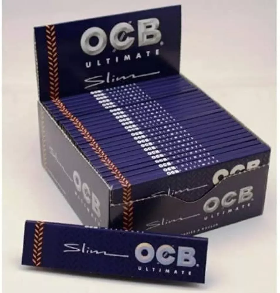 OCB Ultimate Slim Rolling Papers- Classic King Size