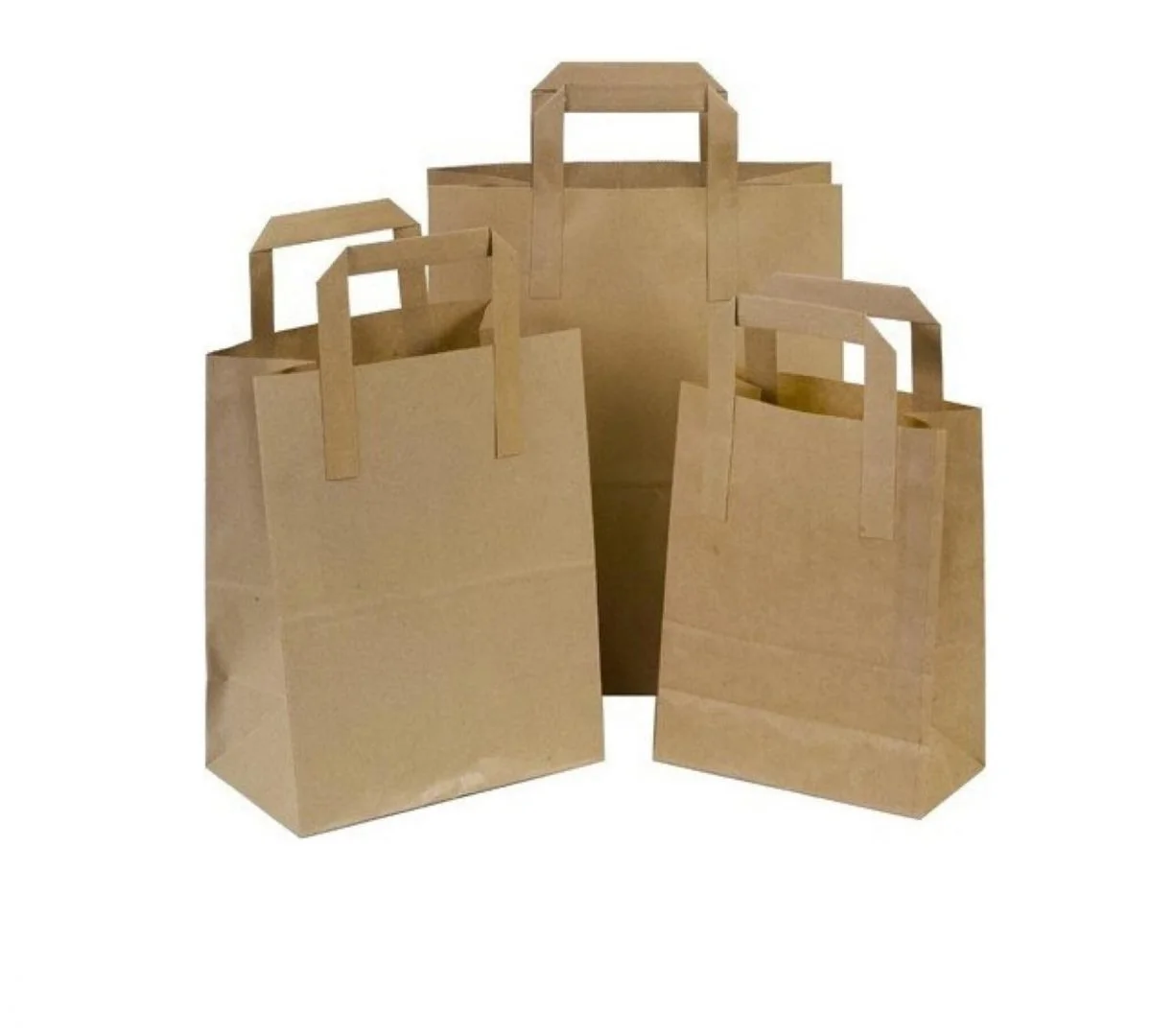 Kraft Paper Bags SOS with Handles