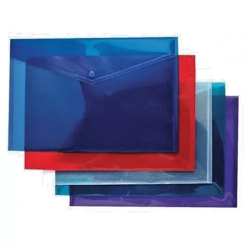 A5 Plastic Stud Wallets
