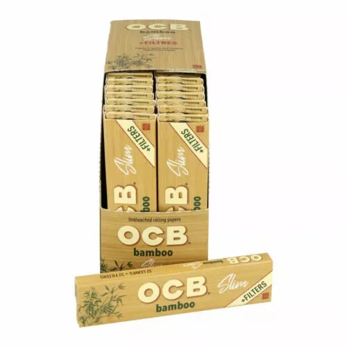 OCB Connoisseur Bamboo Rolling Paper With Tips – Premium King Size