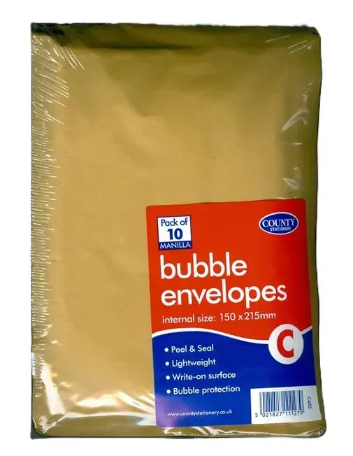 Bubble Envelopes Manilla