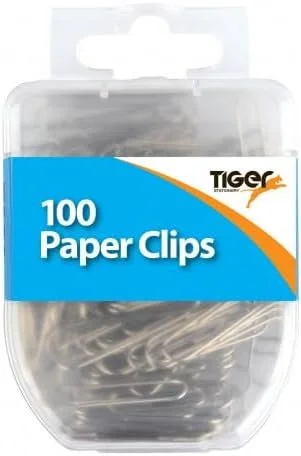 Paper Clips, 35mm, Silver and Assorted Colours, 2-Packs, for Office, School and Personal Use