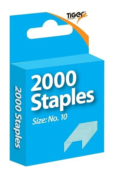 Standard Staples No. 10, 2000 Count