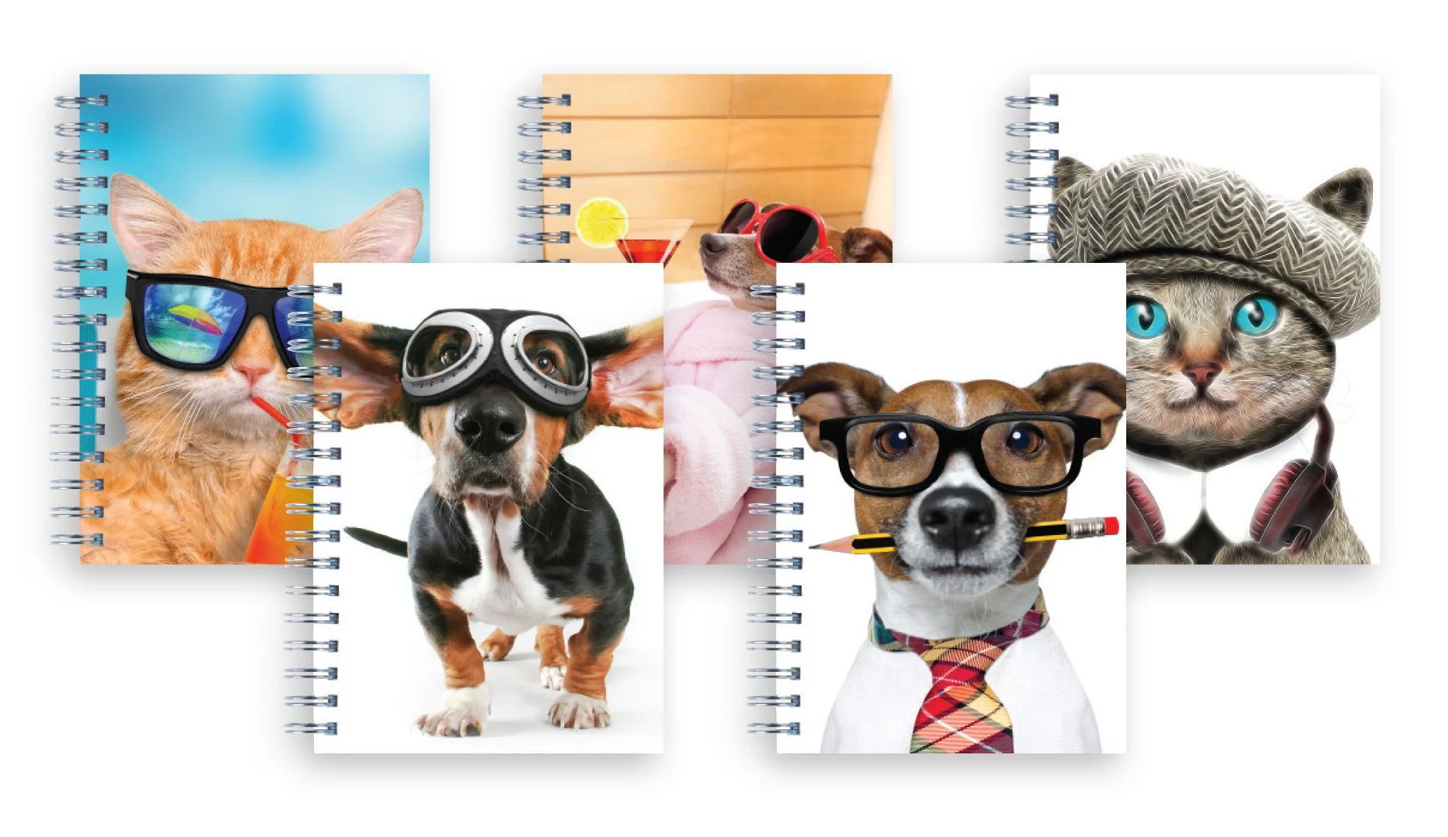Cat & Dogs Design Notepad x 10