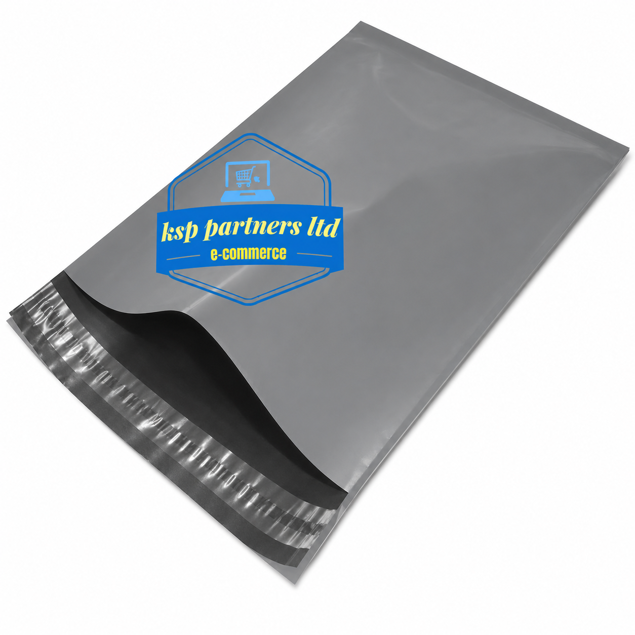 Recycled Grey Poly Mailing Bags
