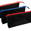Large PENCIL CASE FLAT TRIPLE POCKET
