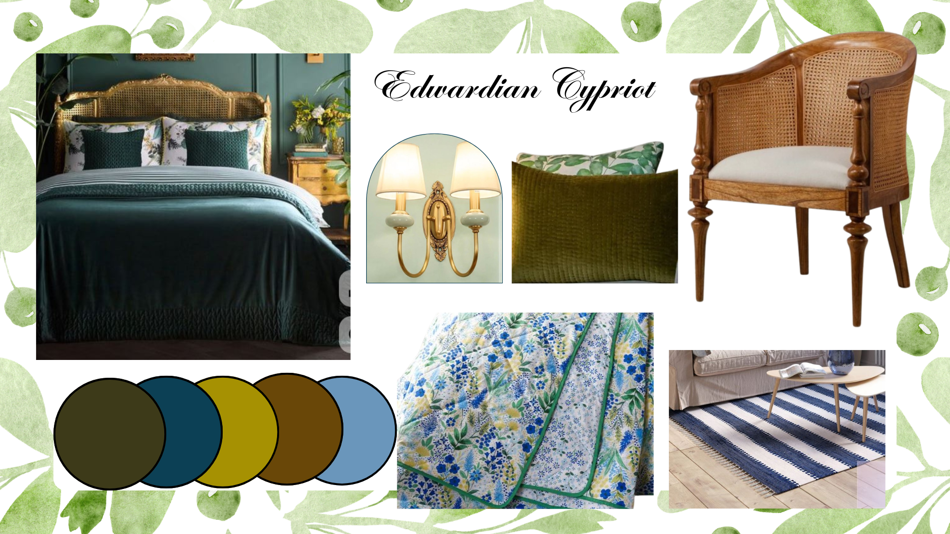 Cypriot influenced bedroom scheme