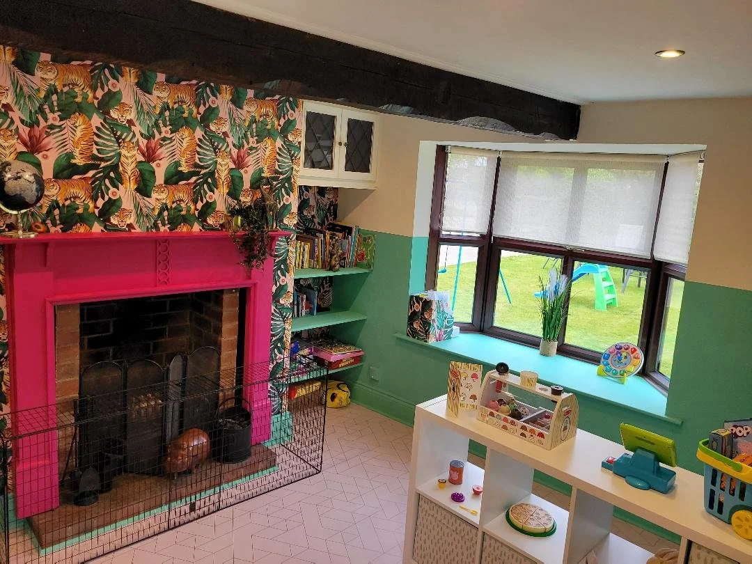 Safia's jungle playroom