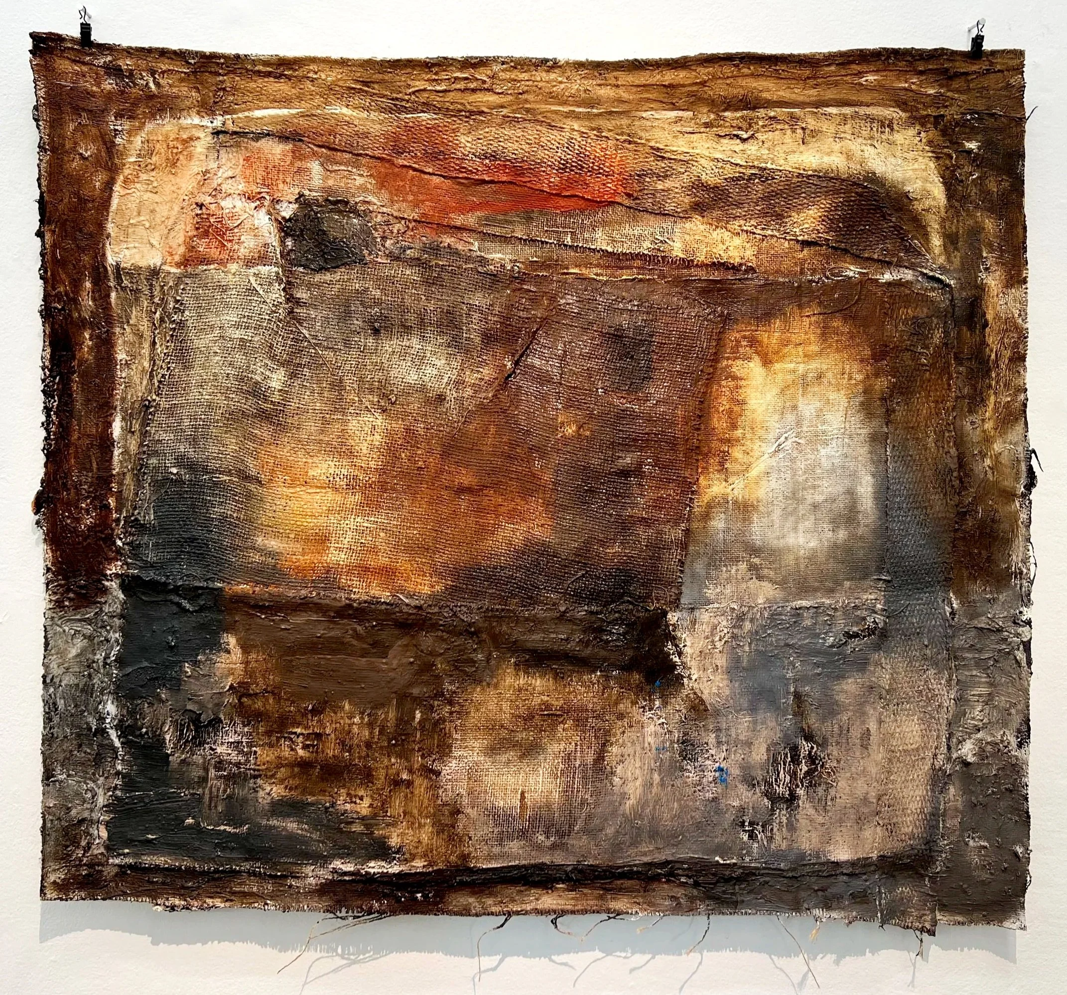 Carved Mother. oil on burlap. 80 x 90 cm. 2021