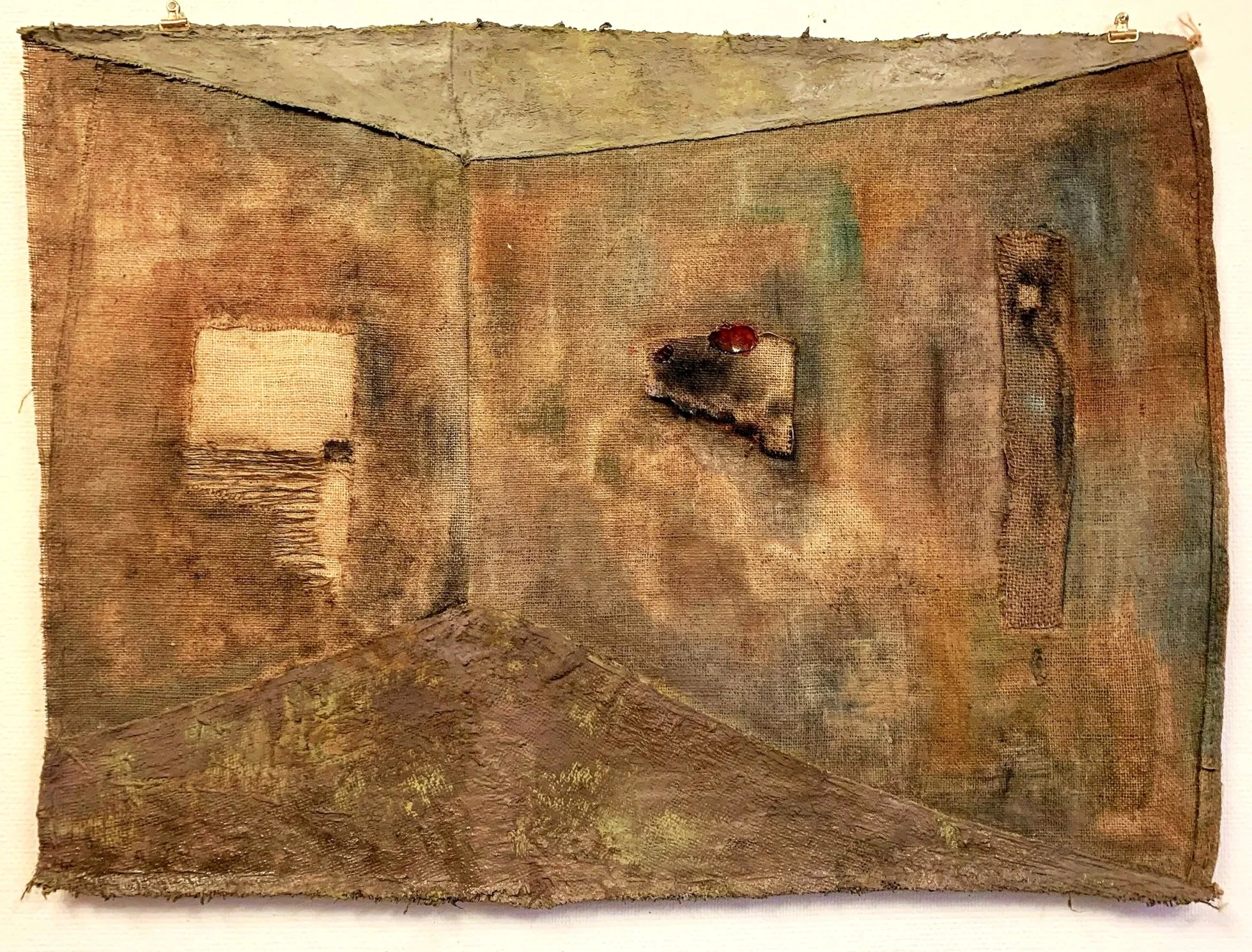 Inside the Psyche 75 x 105 cm, oil on burlap. 2021