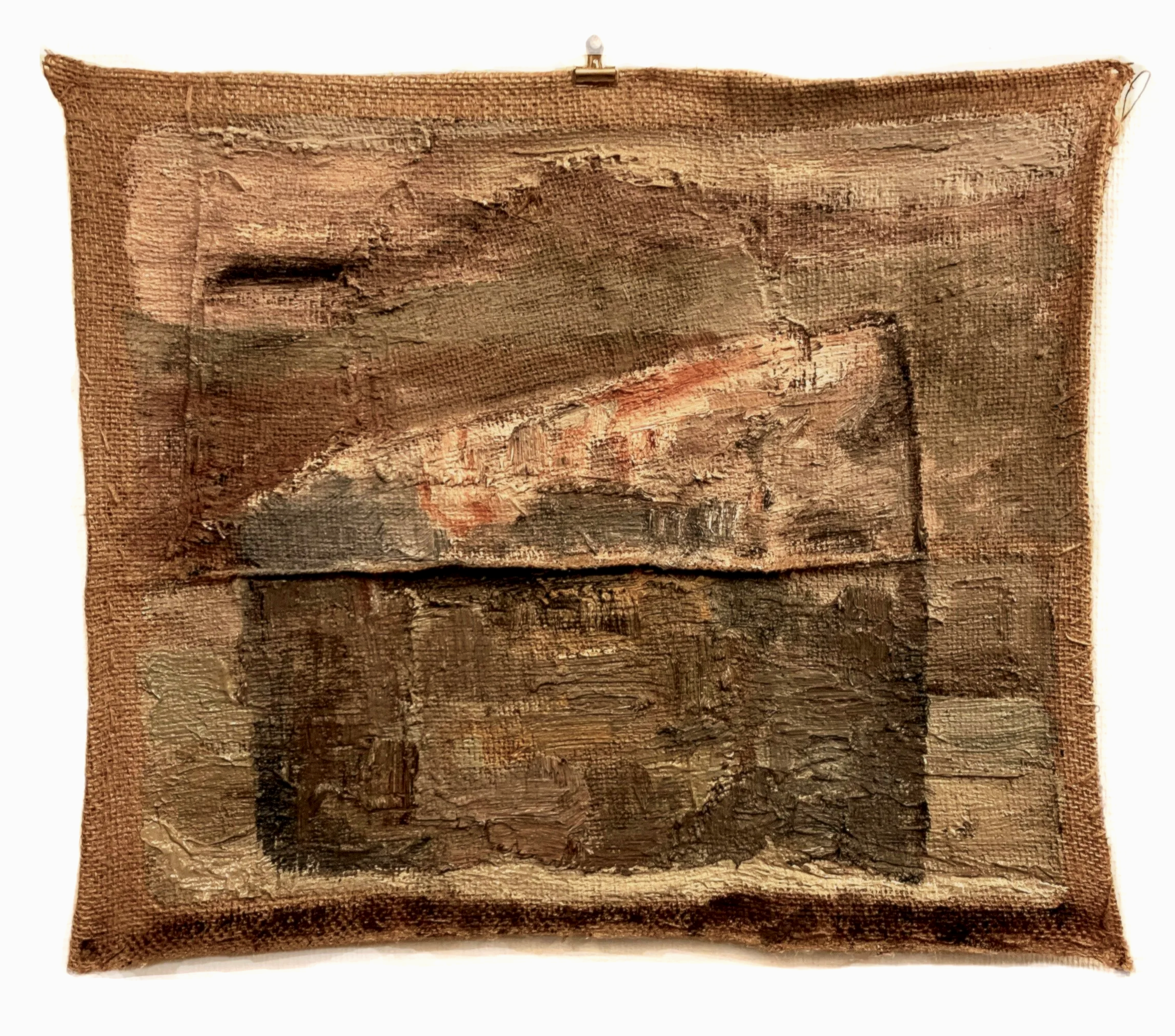 Untitled. oil on burlap, 50x60 cm. 2021