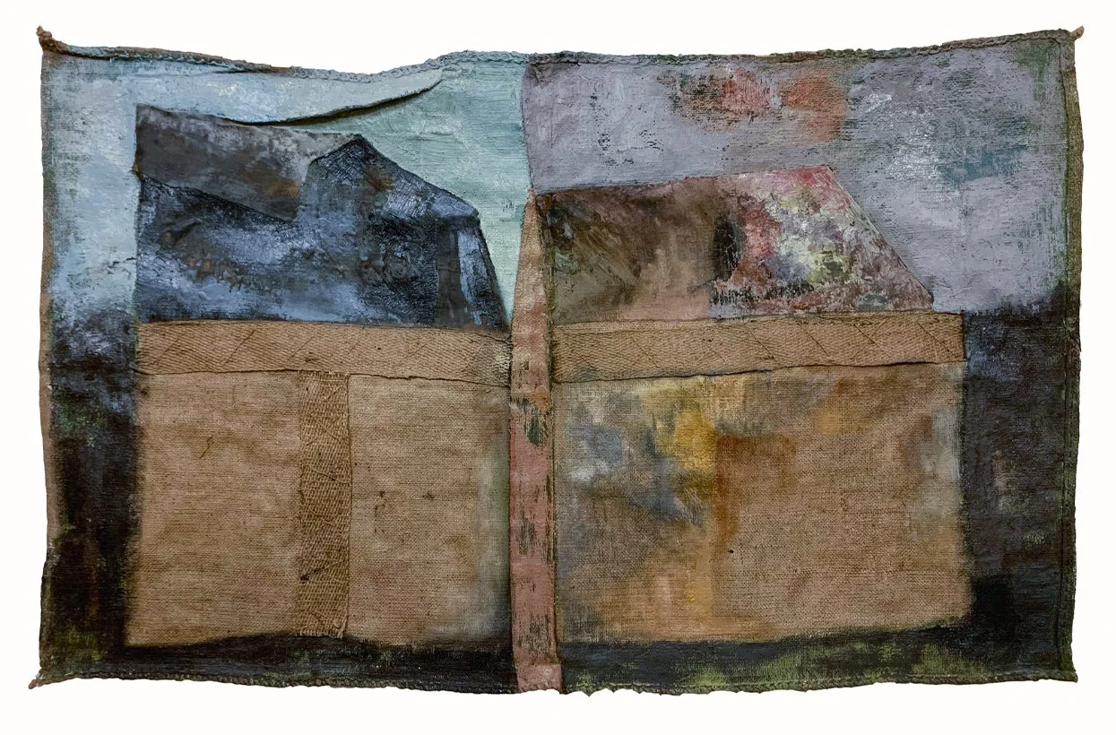 Departure. oil on burlap. 80 x 123 cm. 2020
