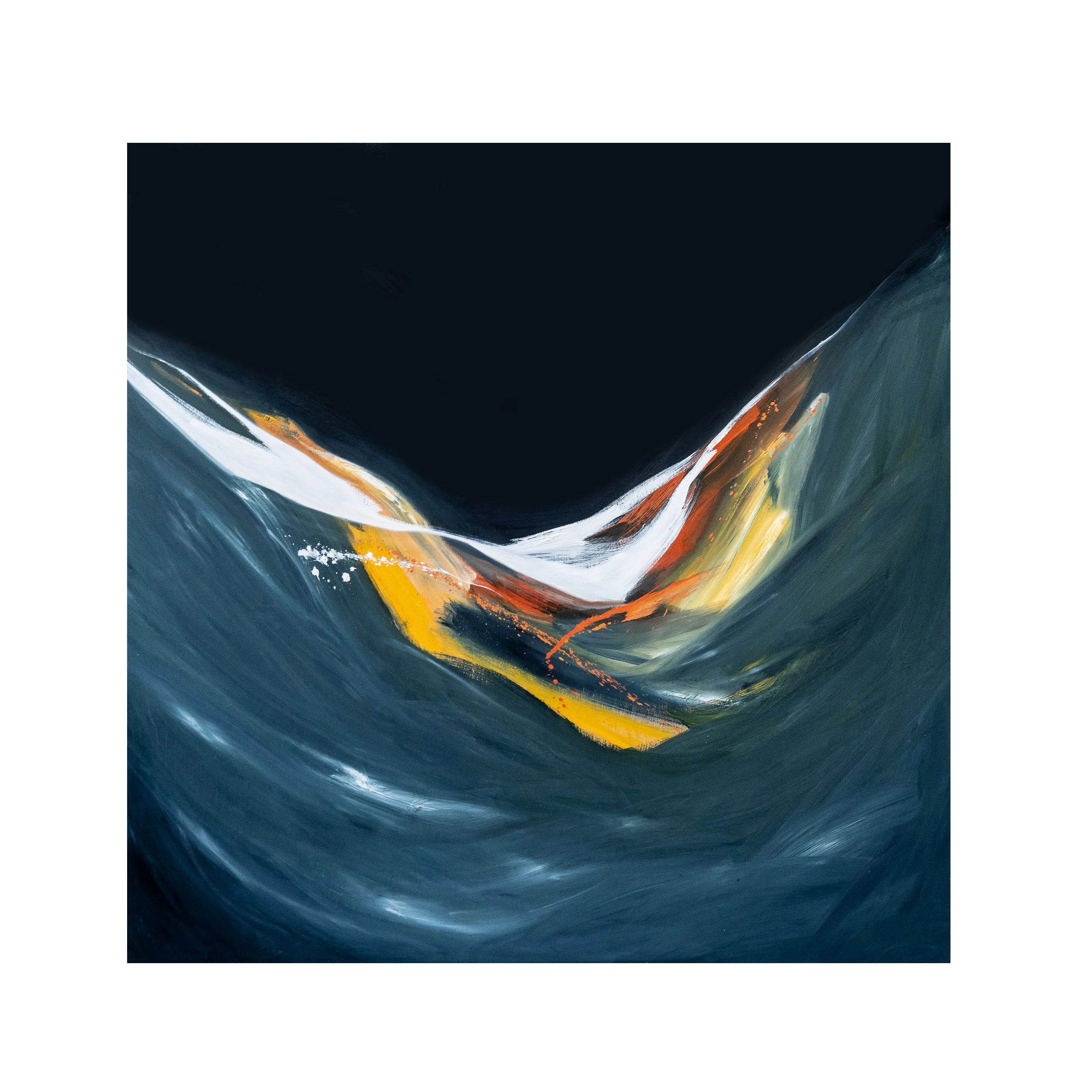 Golden Horizon 48 x 48”