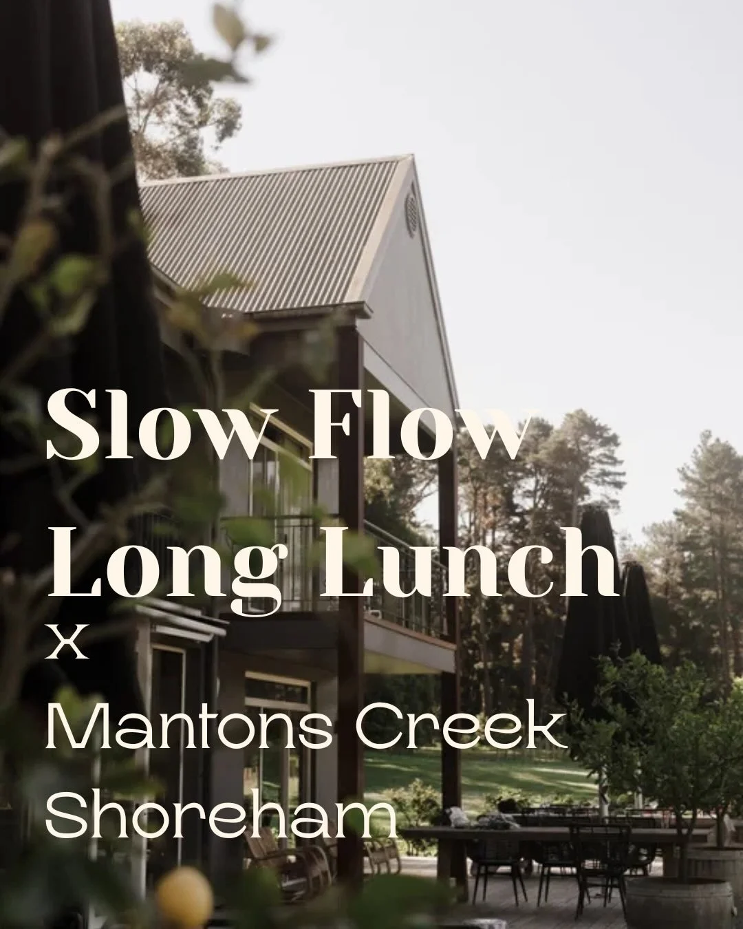 A little movement, a little stillness, a long lunch and good company. 🌿

An invitation to slow down, tune in and savour the simple things.

We&rsquo;ll begin with a 75-minute slow flow practice, moving with the breath and bringing awareness to the b