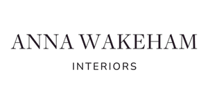 Anna Wakeham Interiors logo, a past client of Hana Clode
