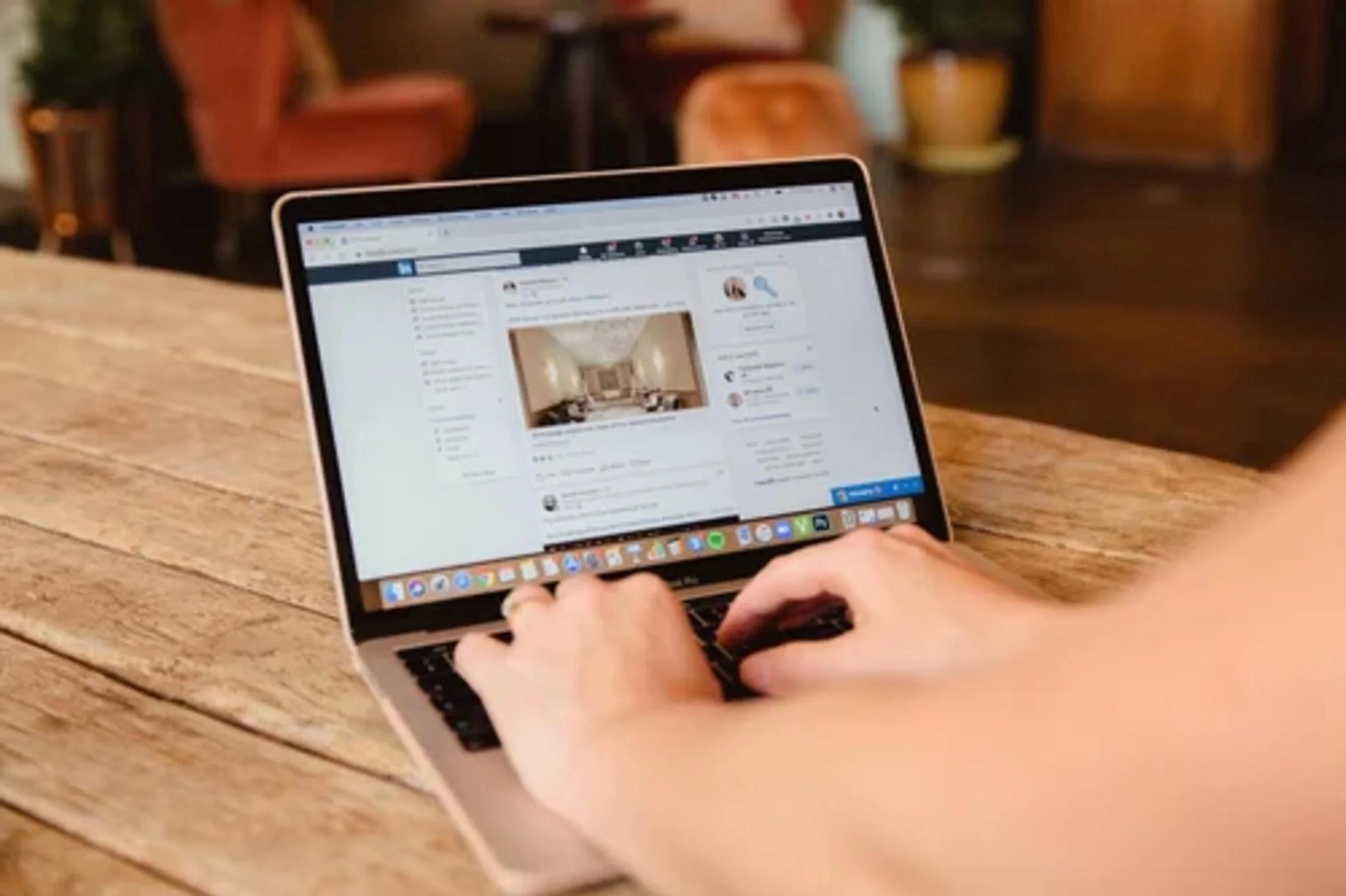 Interior design content displayed online, illustrating how a beautiful website must also attract the right enquiries.
