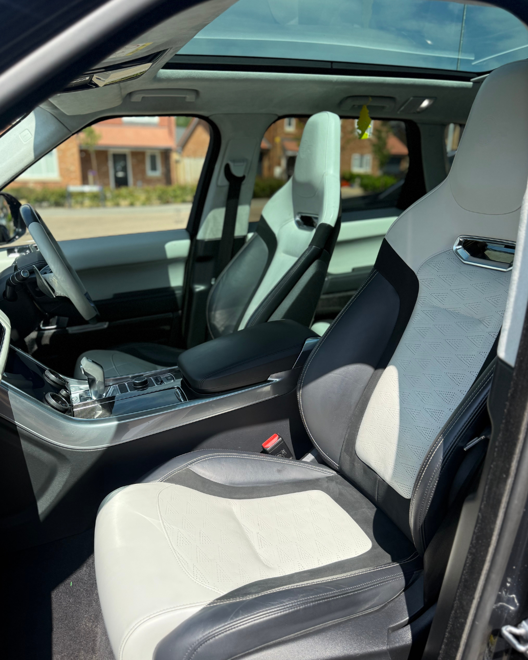 Interior Deep Clean - White Leather Seats Thanet