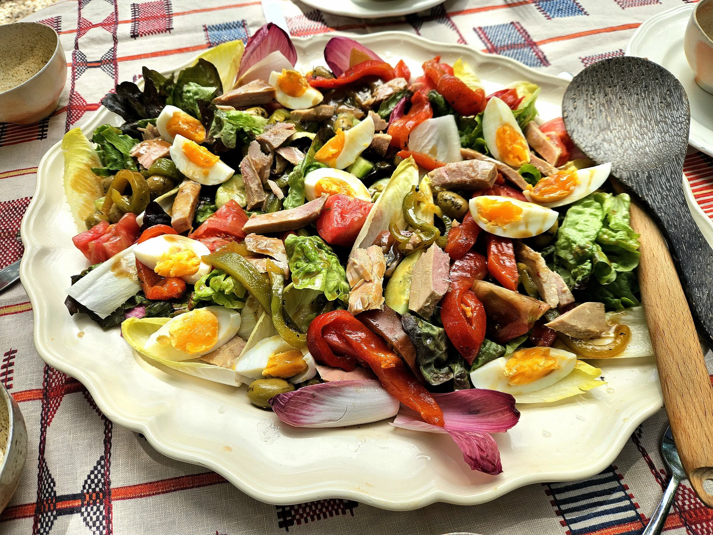 South of France Villa private chef, salad