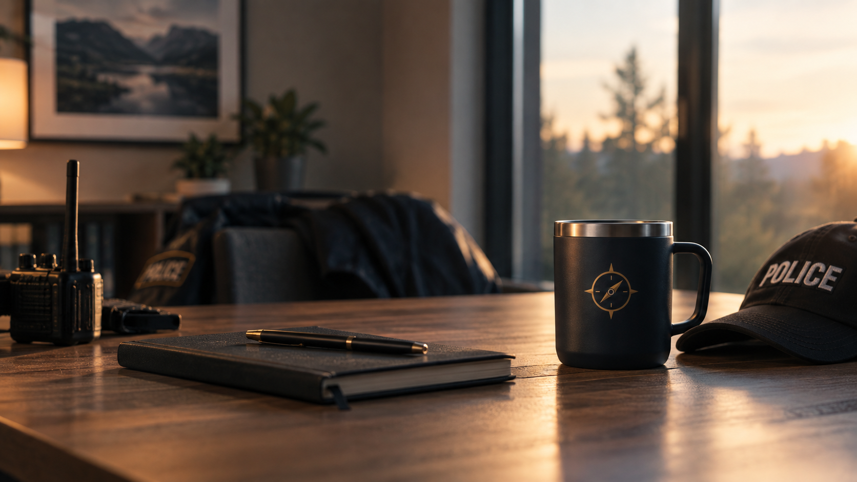 First responder home office — online counseling for first responders and police officers